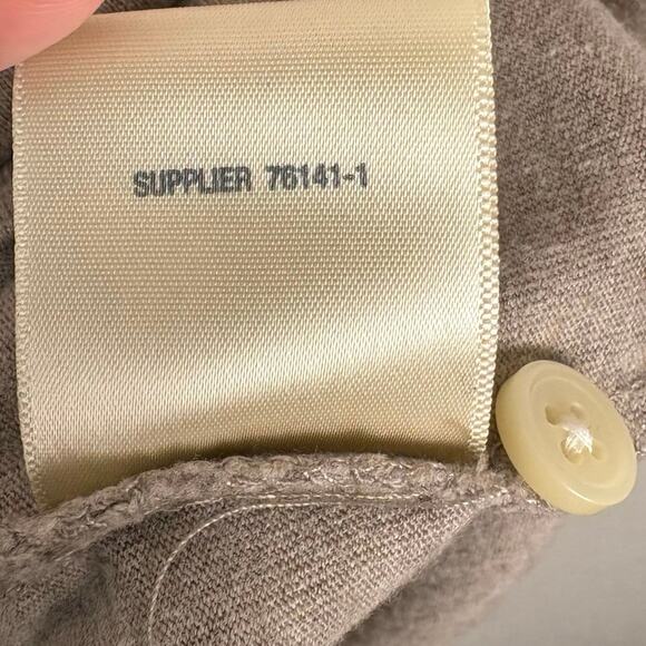 St. John’s Bay Quality Menswear Men’s Beige 100% Cotton Short Sleeve Polo Shirt - Picture 6 of 6